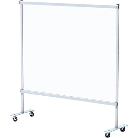 Global Industrial 60W x 60H Mobile Clear Room Divider 695860